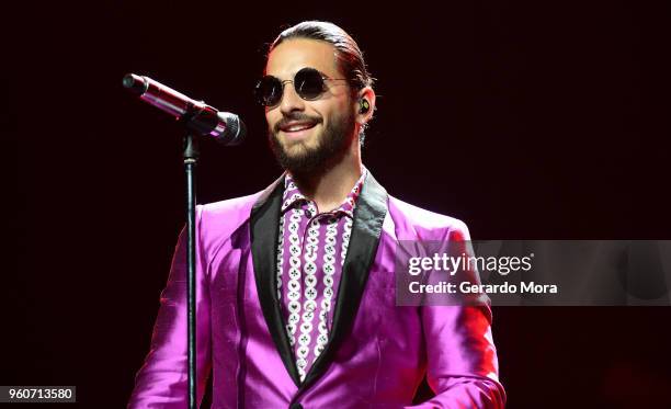 Maluma performs at Amway Center on May 20, 2018 in Orlando, Florida.