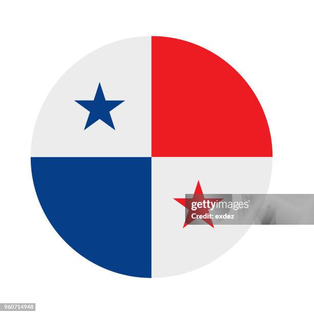 ilustraciones, imágenes clip art, dibujos animados e iconos de stock de bandera de panamá - bandera panameña