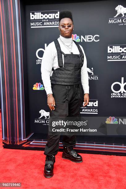 Influencer Denzel Dion attends the 2018 Billboard Music Awards at MGM Grand Garden Arena on May 20, 2018 in Las Vegas, Nevada.
