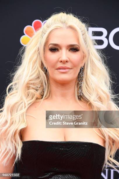 Erika Jayne attends the 2018 Billboard Music Awards at MGM Grand Garden Arena on May 20, 2018 in Las Vegas, Nevada.