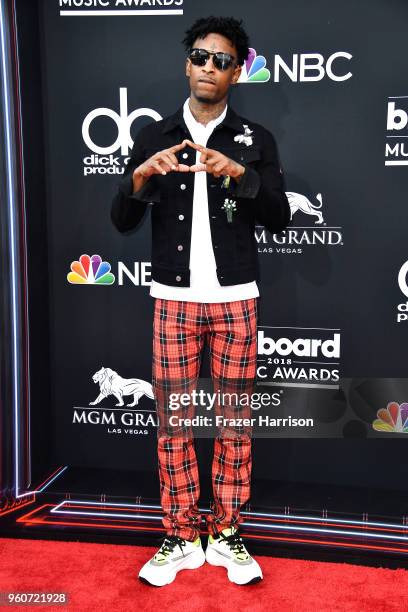 Savage attends the 2018 Billboard Music Awards at MGM Grand Garden Arena on May 20, 2018 in Las Vegas, Nevada.