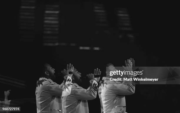 Recording artist John Legend performs onstage during the 2018 Billboard Music Awards at MGM Grand Garden Arena on May 20, 2018 in Las Vegas, Nevada.