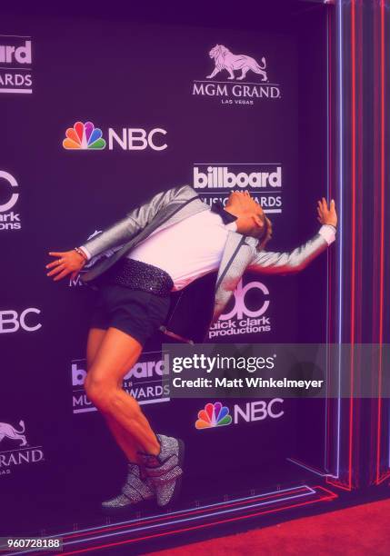 Personality Frankie J. Grande attends the 2018 Billboard Music Awards at MGM Grand Garden Arena on May 20, 2018 in Las Vegas, Nevada.