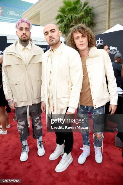 Musical group Cheat Codes attend the 2018 Billboard Music Awards at MGM Grand Garden Arena on May 20, 2018 in Las Vegas, Nevada.