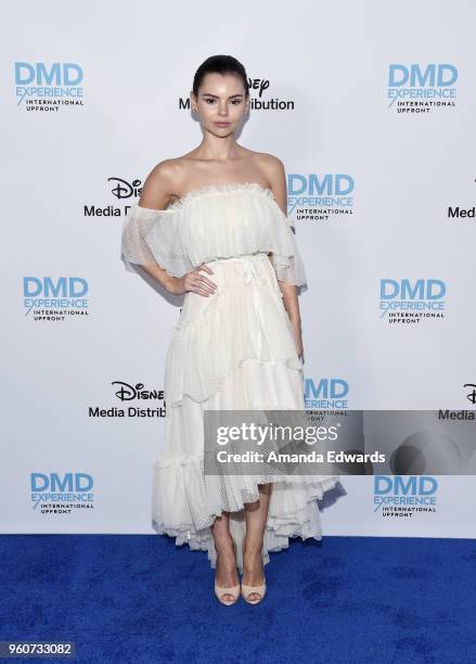 Actress Eline Powell arrives at the Disney/ABC International Upfronts at the Walt Disney Studio Lot on May 20, 2018 in Burbank, California.