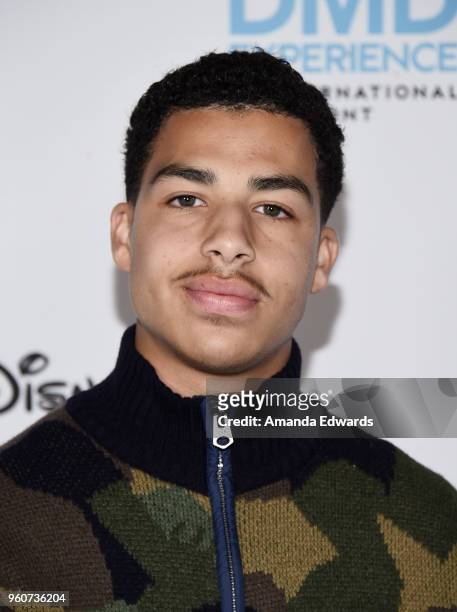 Actor Marcus Scribner arrives at the Disney/ABC International Upfronts at the Walt Disney Studio Lot on May 20, 2018 in Burbank, California.