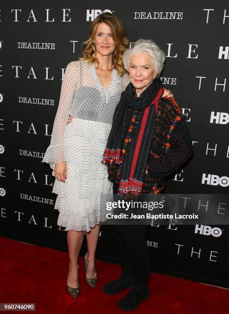 Laura Dern and Ellen Burstyn attend FYC Event For HBO's "The Tale" at the Landmark on May 20, 2018 in Los Angeles, California.