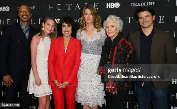 Common, Isabelle Nelisse, Jennifer Fox, Laura Dern, Ellen Burstyn and Jason Ritter attend FYC Screening of HBO's Film THE TALE at the Landmark...