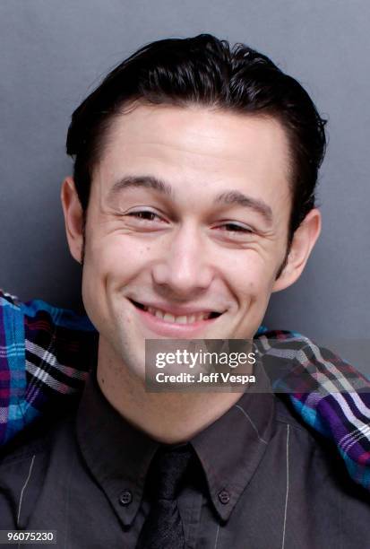 Actor Joseph Gordon-Levitt poses for a portrait during the 2010 Sundance Film Festival held at the WireImage Portrait Studio at The Lift on January...