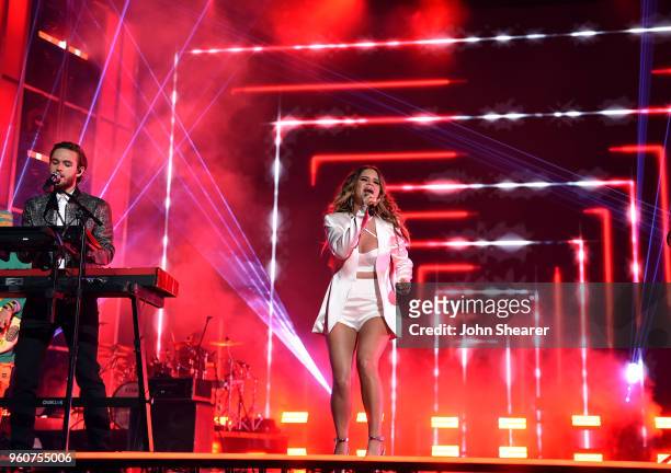 Recording artists Zedd and Maren Morris perform onstage at the 2018 Billboard Music Awards at MGM Grand Garden Arena on May 20, 2018 in Las Vegas,...