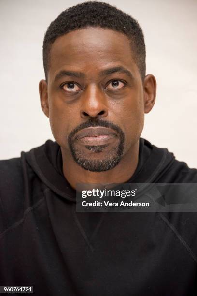 Sterling K. Brown at the "Hotel Artemis" Press Conference at the Four Seasons Hotel on April 24, 2018 in Beverly Hills, California.