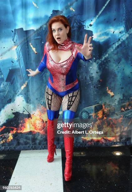 Actress Maitland Ward attends Comic Con Revolution held at the Ontario Convention Center on May 20, 2018 in Ontario, California.