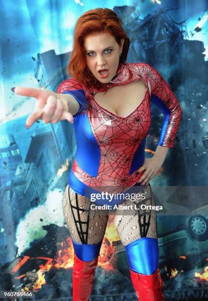 Actress Maitland Ward attends Comic Con Revolution held at the Ontario Convention Center on May 20, 2018 in Ontario, California.