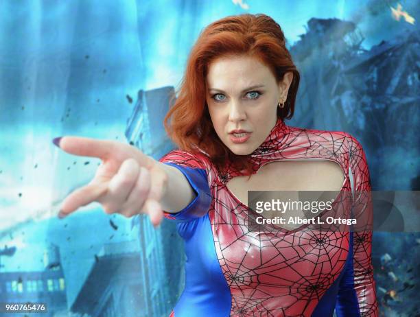 Actress Maitland Ward attends Comic Con Revolution held at the Ontario Convention Center on May 20, 2018 in Ontario, California.