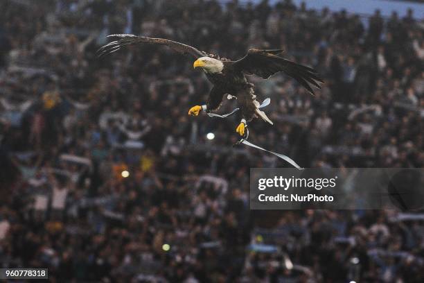 Eagle Olimpia during serie A between SS Lazio v FC Internazionale in Rome, on May 20, 2018.