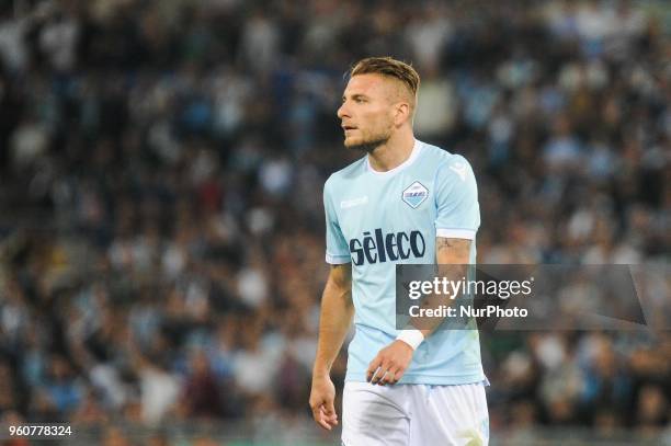 Ciro Immobile during serie A between SS Lazio v FC Internazionale in Rome, on May 20, 2018.