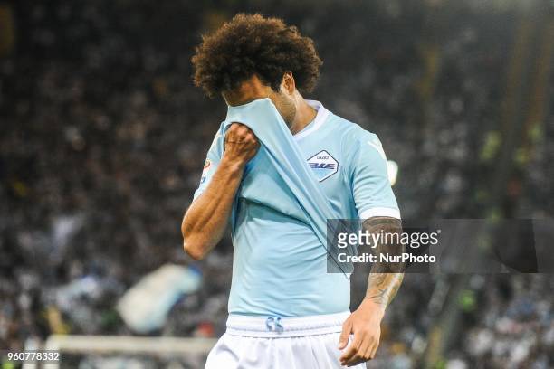 Felipe Anderson during serie A between SS Lazio v FC Internazionale in Rome, on May 20, 2018.