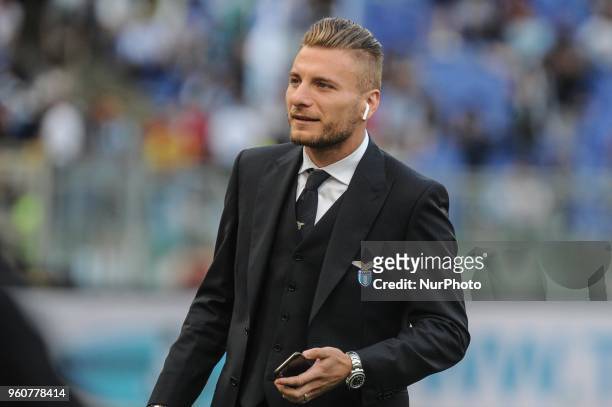 Ciro Immobile during serie A between LAZIO vs inter in Rome, on May 20, 2018.
