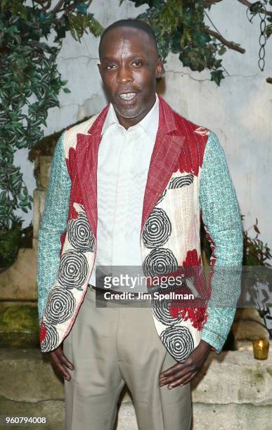 Actor Michael K. Williams attends the party for Ava DuVernay and "Queen Sugar" hosted by OWN at Laduree Soho on May 20, 2018 in New York City.
