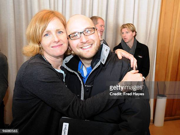 Virginia Pearce and Michael Bodie attend the Director's Brunch during the 2010 Sundance Film Festival a Sundance Resort on January 23, 2010 in Park...