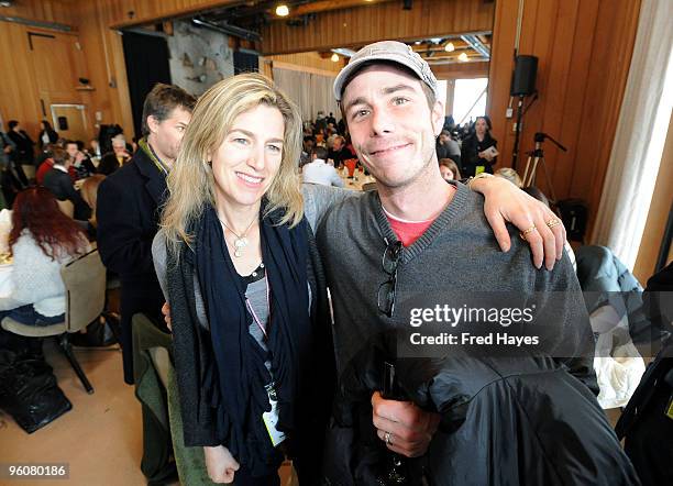 Director Ricki Stern and Joseph Beyer attend the Director's Brunch during the 2010 Sundance Film Festival a Sundance Resort on January 23, 2010 in...