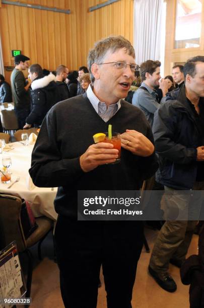 Bill Gates attends the Director's Brunch during the 2010 Sundance Film Festival a Sundance Resort on January 23, 2010 in Park City, Utah.