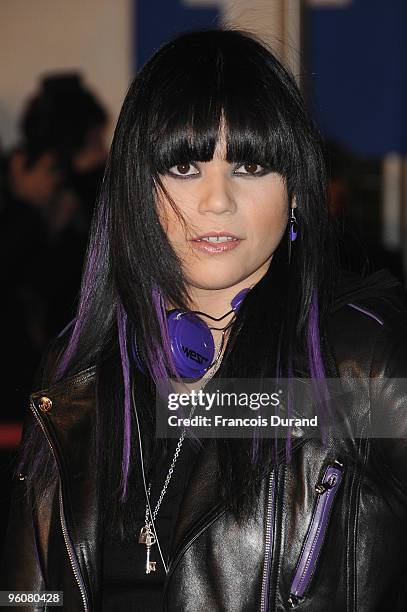 Jena Lee attends the NRJ Music Awards 2010 at Palais des Festivals on January 23, 2010 in Cannes, France.