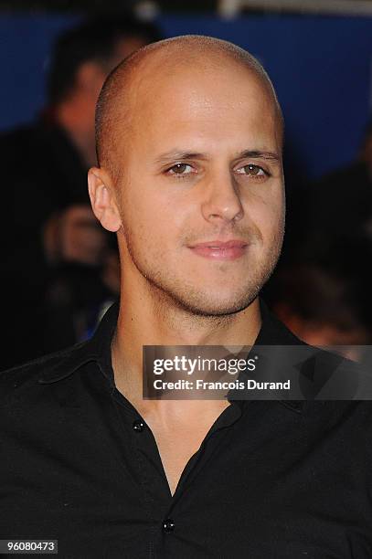 Milow aka Jonathan Vandenbroeck attends the NRJ Music Awards 2010 at Palais des Festivals on January 23, 2010 in Cannes, France.