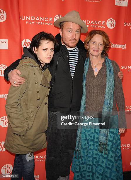 Actress Kristen Stewart, director Jake Scott and actress Melissa Leo attend the "Welcome To The Rileys" premiere during the 2010 Sundance Film...