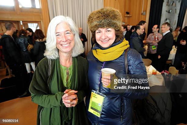 Kathleen Broyles and Karen Calderon attend the Director's Brunch during the 2010 Sundance Film Festival a Sundance Resort on January 23, 2010 in Park...