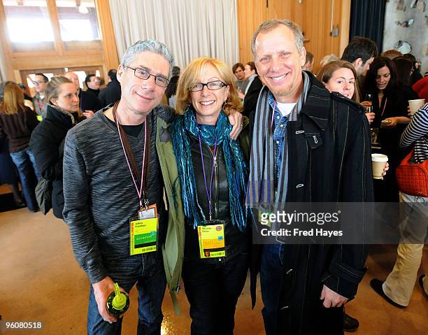 Director Jeffrey Friedman, Michelle Satter and director Rob Epstein attend the Director's Brunch during the 2010 Sundance Film Festival a Sundance...