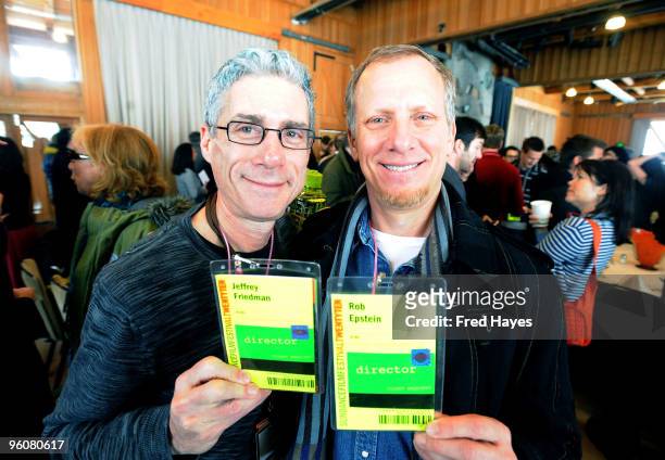 Directors Jeffrey Friedman and Rob Epstein attend the Director's Brunch during the 2010 Sundance Film Festival a Sundance Resort on January 23, 2010...