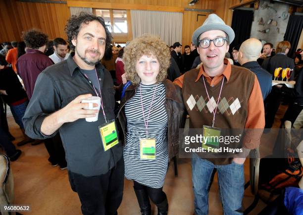 Director Rodney Asher, Leah Shore and Jeff Drew attend the Director's Brunch during the 2010 Sundance Film Festival a Sundance Resort on January 23,...