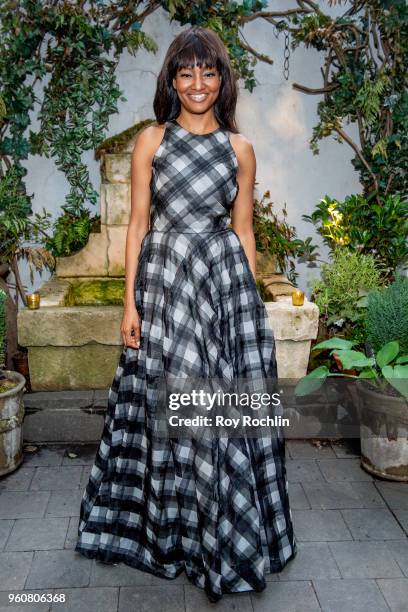 Nichole Galicia attends The Cinema Society with OWN host the 'Queen Sugar' garden cocktail party at Laduree Soho on May 20, 2018 in New York City.