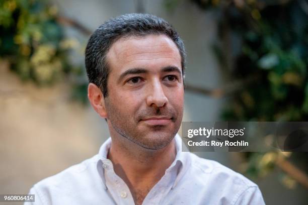 Ari Melber attends The Cinema Society with OWN host the 'Queen Sugar' garden cocktail party at Laduree Soho on May 20, 2018 in New York City.