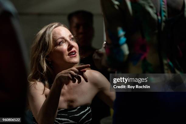 Geneva Carr attends The Cinema Society with OWN host the 'Queen Sugar' garden cocktail party at Laduree Soho on May 20, 2018 in New York City.