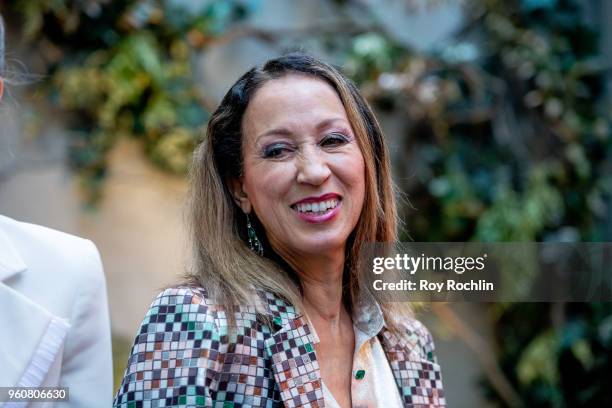 Pat Cleveland attends The Cinema Society with OWN host the 'Queen Sugar' garden cocktail party at Laduree Soho on May 20, 2018 in New York City.