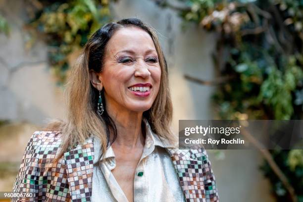 Pat Cleveland attends The Cinema Society with OWN host the 'Queen Sugar' garden cocktail party at Laduree Soho on May 20, 2018 in New York City.