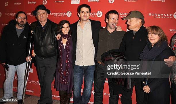 Michael Barker, actor Bill Murray, Beth Edgeman, director Aaron Schneider, actors Lucas Black, Robert Duvall and Sissy Spacek attend the "Get Low"...