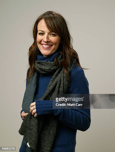 Actress Rosemarie DeWitt poses for a portrait during the 2010 Sundance Film Festival held at the Getty Images portrait studio at The Lift on January...