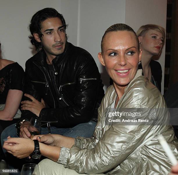 Umut Kekilli and Natascha Ochsenknecht attend the Michalsky Style Night during the Mercedes-Benz Fashion Week Berlin Autumn/Winter 2010 at the...