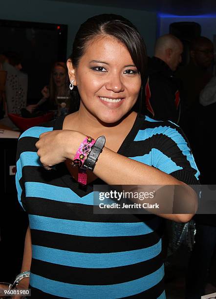 Actress Misty Upham attends The Sky Suite at Sky Lodge on January 23, 2010 in Park City, Utah.