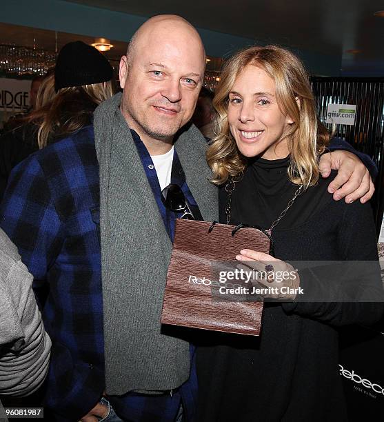 Michael Chiklis and wife Michelle attend The Sky Suite at Sky Lodge on January 23, 2010 in Park City, Utah.