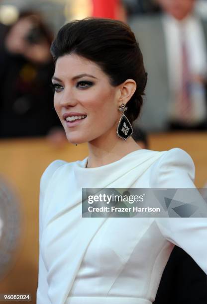 Actress Jennifer Carpenter arrives at the 16th Annual Screen Actors Guild Awards held at the Shrine Auditorium on January 23, 2010 in Los Angeles,...