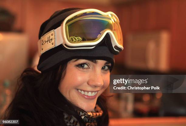 Actress Jillian Murray attends Oakley "Learn To Ride" Snowboard fueled by Muscle Milk at Oakley Lodge on January 23, 2010 in Park City, Utah.