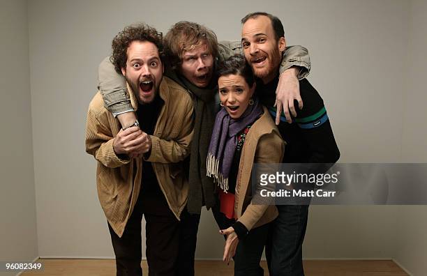 Director Drake Doremus, actor Ben York Jones, actress Marguerite Moreau and writer Andrew Dickler pose for a portrait during the 2010 Sundance Film...