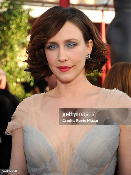 Vera Farmiga arrives to the TNT/TBS broadcast of the 16th Annual Screen Actors Guild Awards held at the Shrine Auditorium on January 23, 2010 in Los...