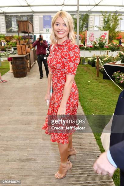 Presenter Holly Willoughby attends the Chelsea Flower Show 2018 on May 21, 2018 in London, England.