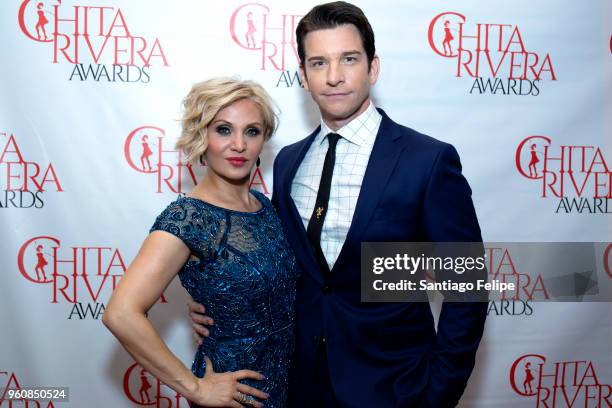Orfeh and Andy Karl attend the 2018 Chita Rivera Awards at NYU Skirball Center on May 20, 2018 in New York City.