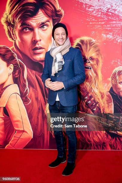 Rob Mills attends Solo: A Star Wars Story Screening on May 21, 2018 in Melbourne, Australia.